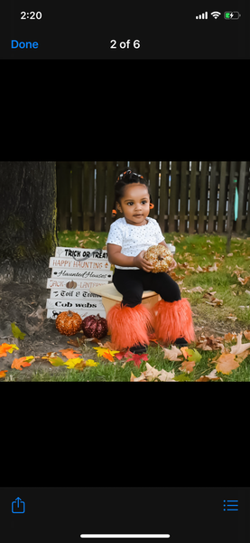 Faux Fur Leg Warmers for Children