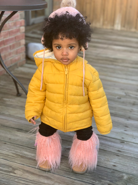 Faux Fur Leg Warmers for Children